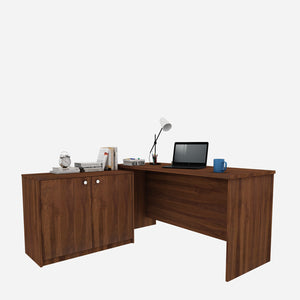 Iris Home Office Table | Walnut