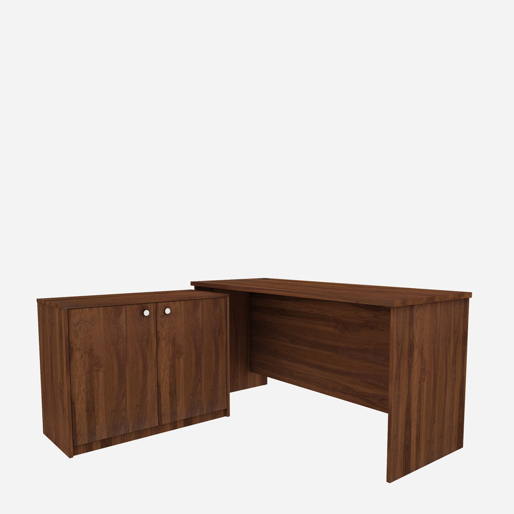 Iris Home Office Table | Walnut