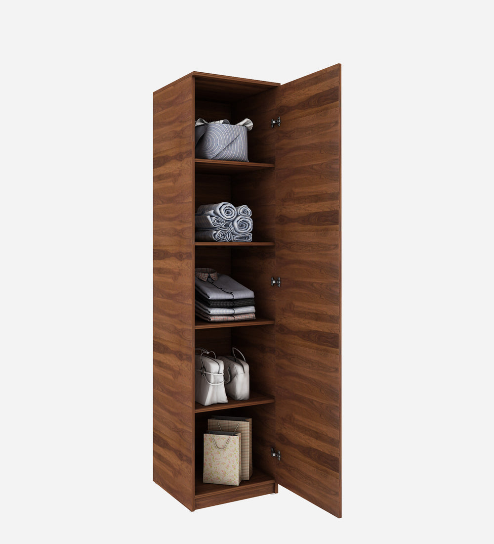 Quinn Single Door Wardrobe | Walnut