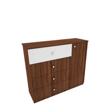 Load image into Gallery viewer, Boaz Chest of Drawers - Walnut &amp; Frosty White
