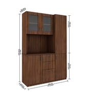 Divine Crockery Unit | Walnut