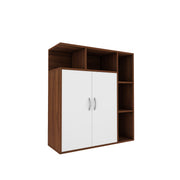 Nevera Shoe Cabinet | Walnut and Frosty White