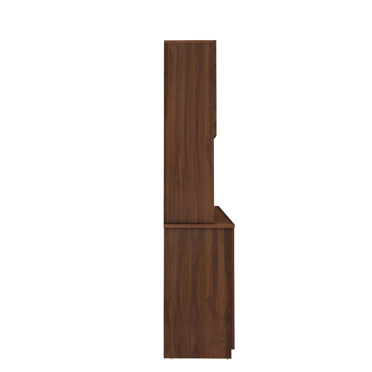 Modish Crockery Unit Three Door | Walnut
