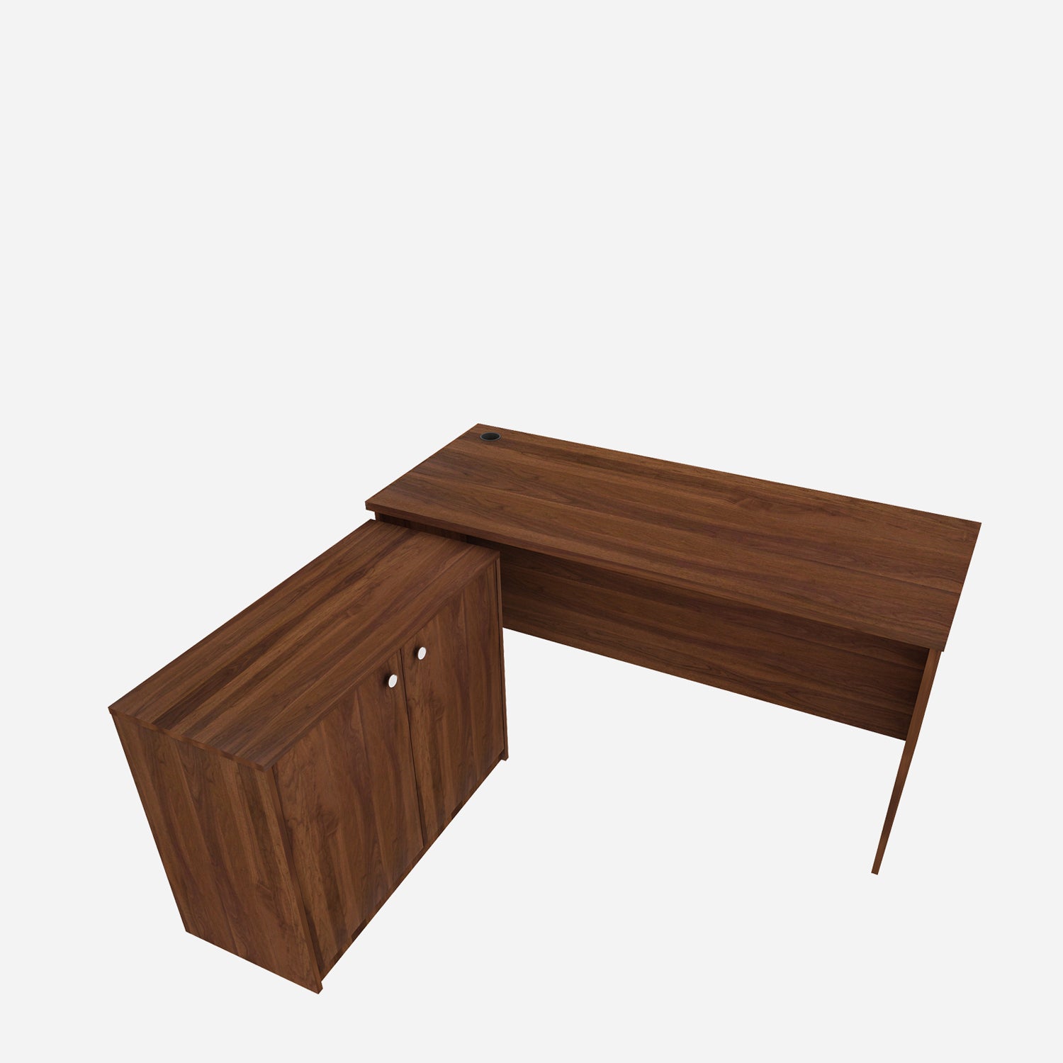 Iris Home Office Table | Walnut