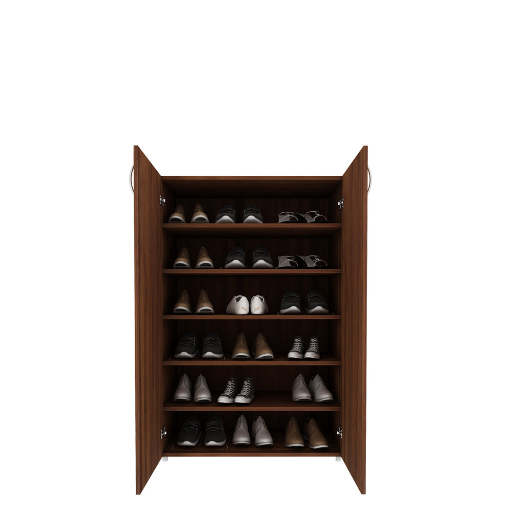 Sole Tall Shoe Rack | Walnut