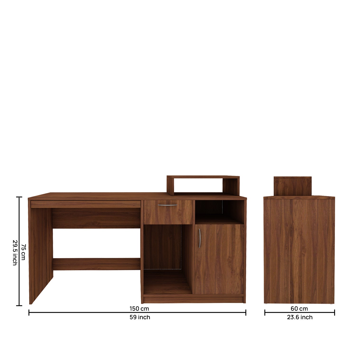 Verner Computer Desk | Walnut