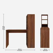 Ebony Study Table | Walnut
