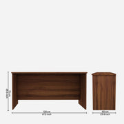 Iris Home Office Table | Walnut