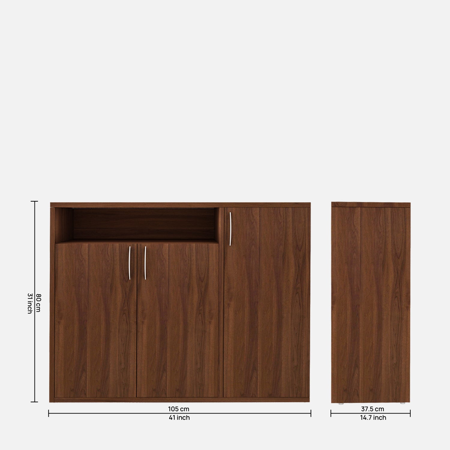Denera Shoe Cabinet | Walnut