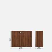Iris Home Office Table | Walnut