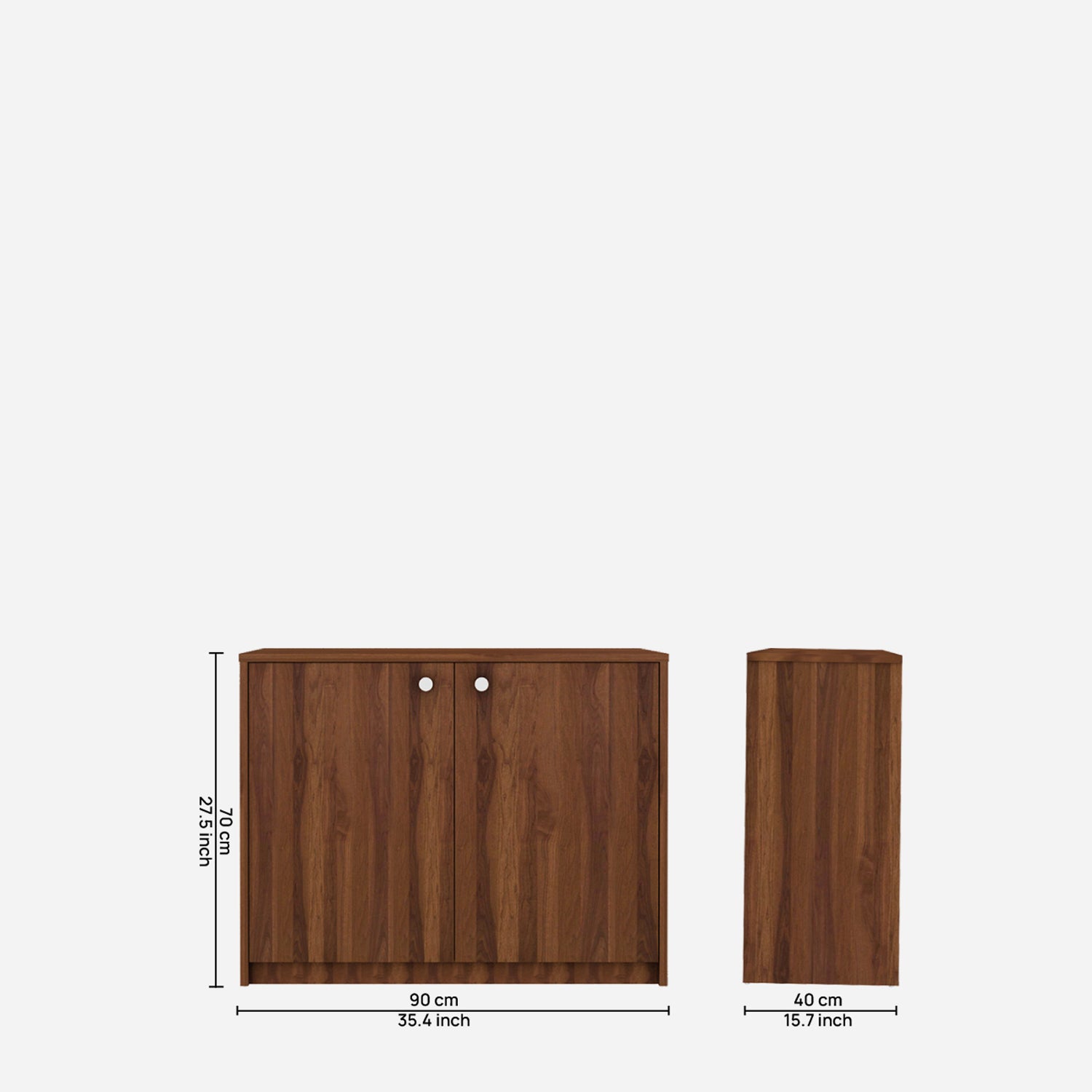 Iris Home Office Table | Walnut