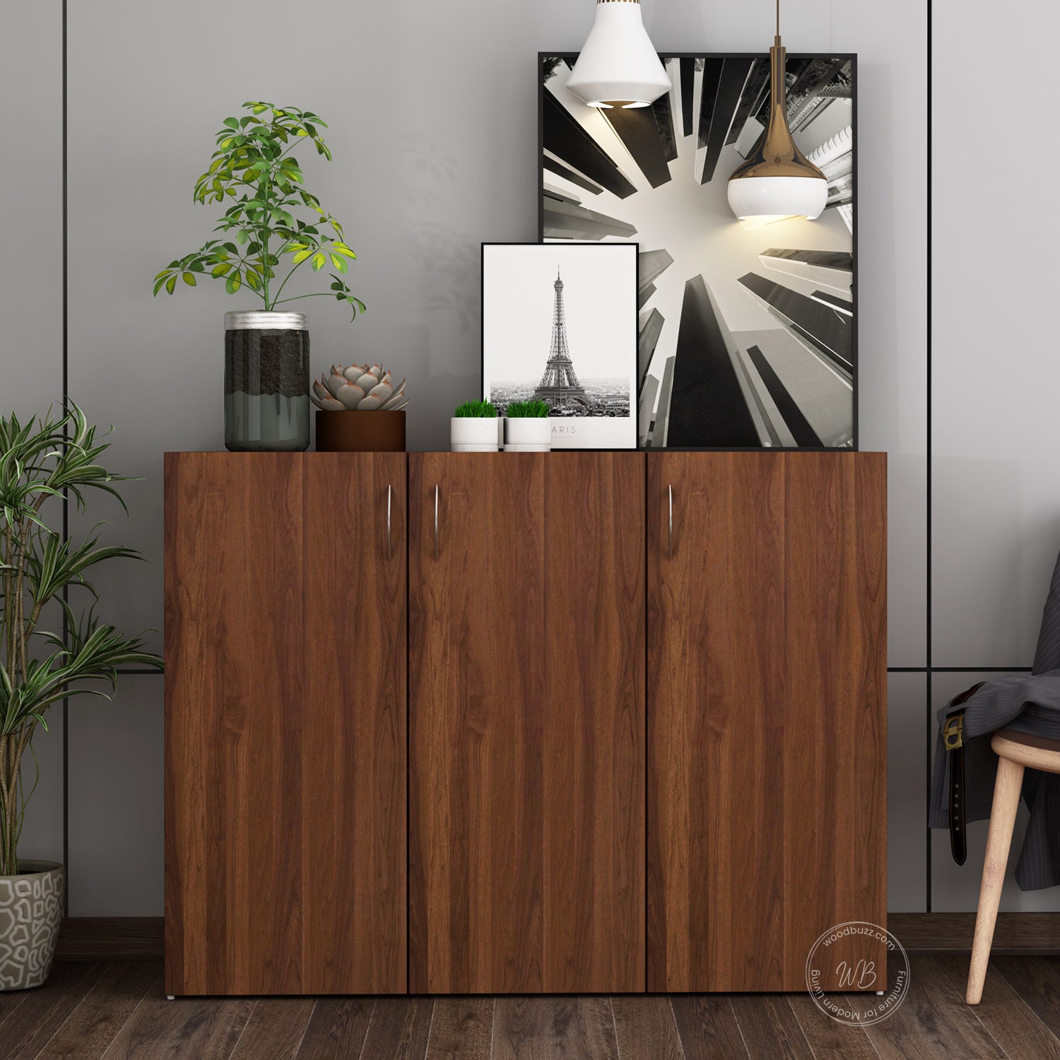 Lace Shoe rack | Walnut