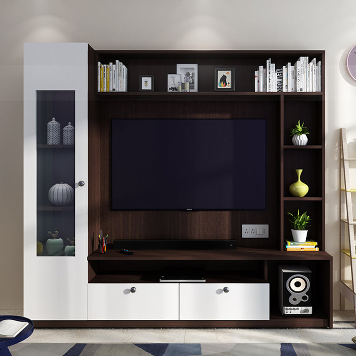 Casper TV Unit | Wenge and Frosty White |  55 inches TV