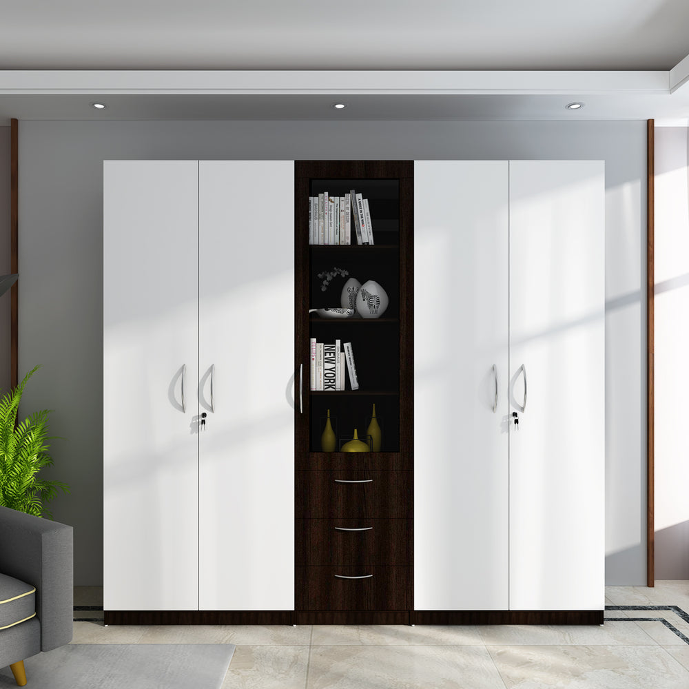 TomeTrove Wardrobe cum Bookcase