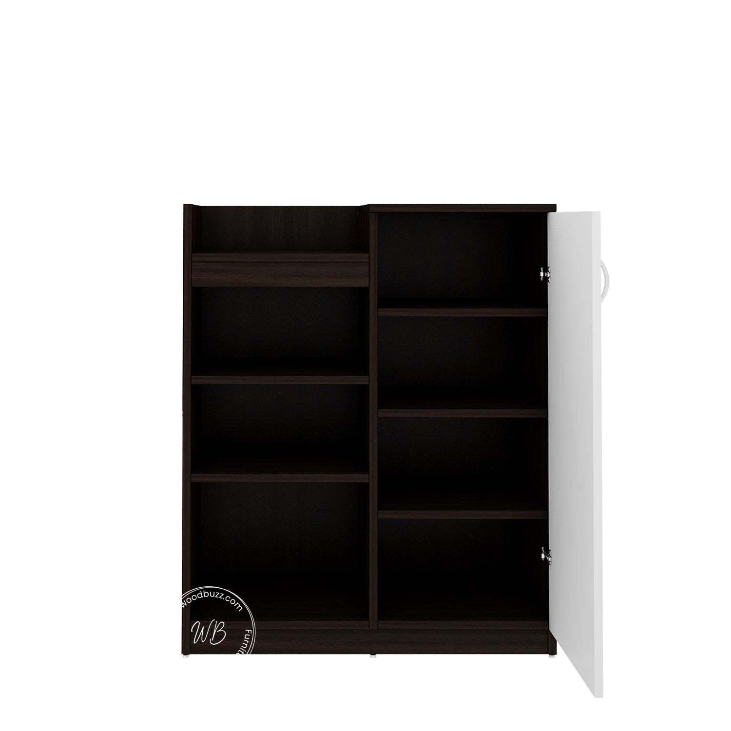 Maple Shoe Rack | Wenge and Frosty White