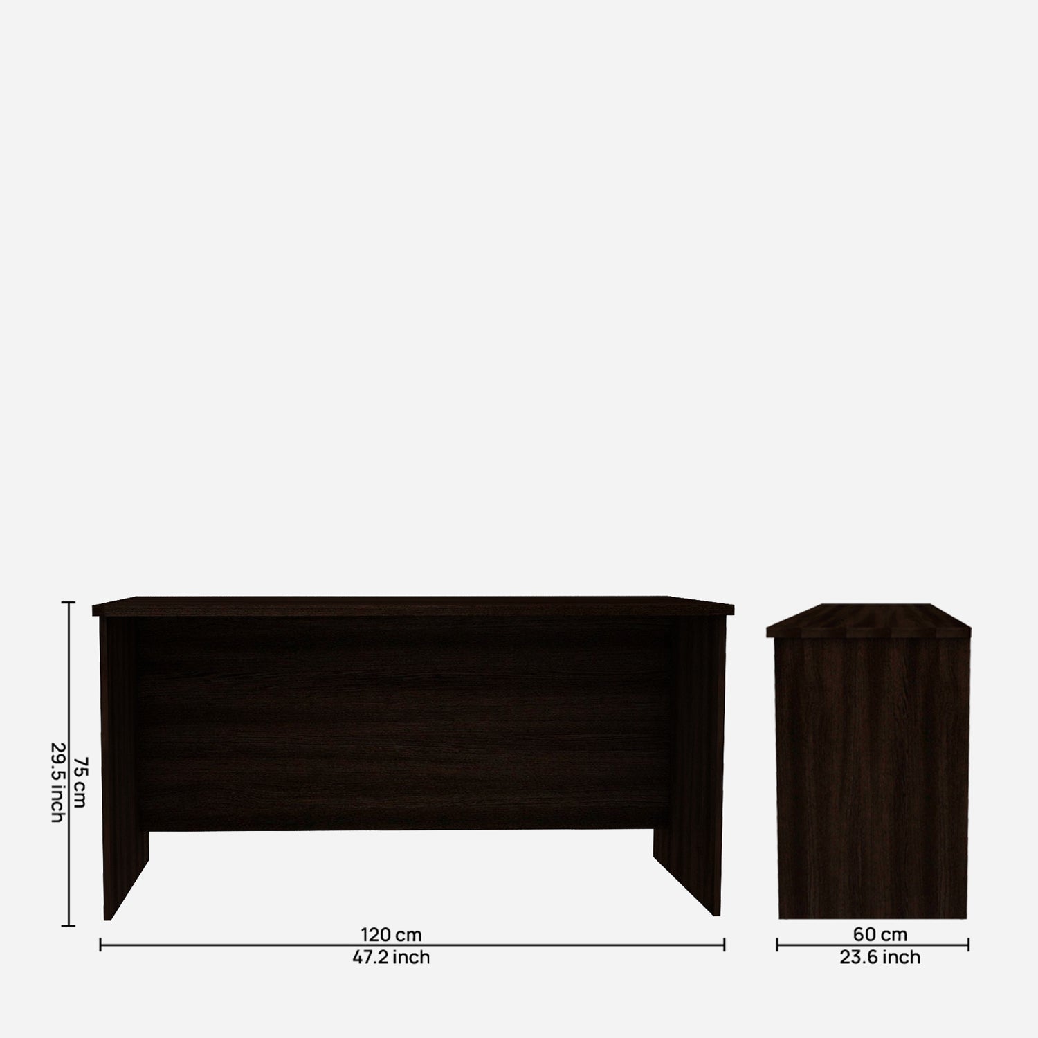 Iris Home Office Table | Wenge