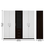 TomeTrove Wardrobe cum Bookcase