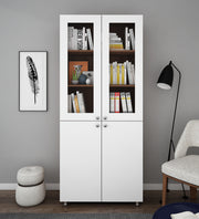 Armitage Bookcase | Walnut and Frosty White