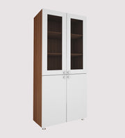 Armitage Bookcase | Walnut and Frosty White