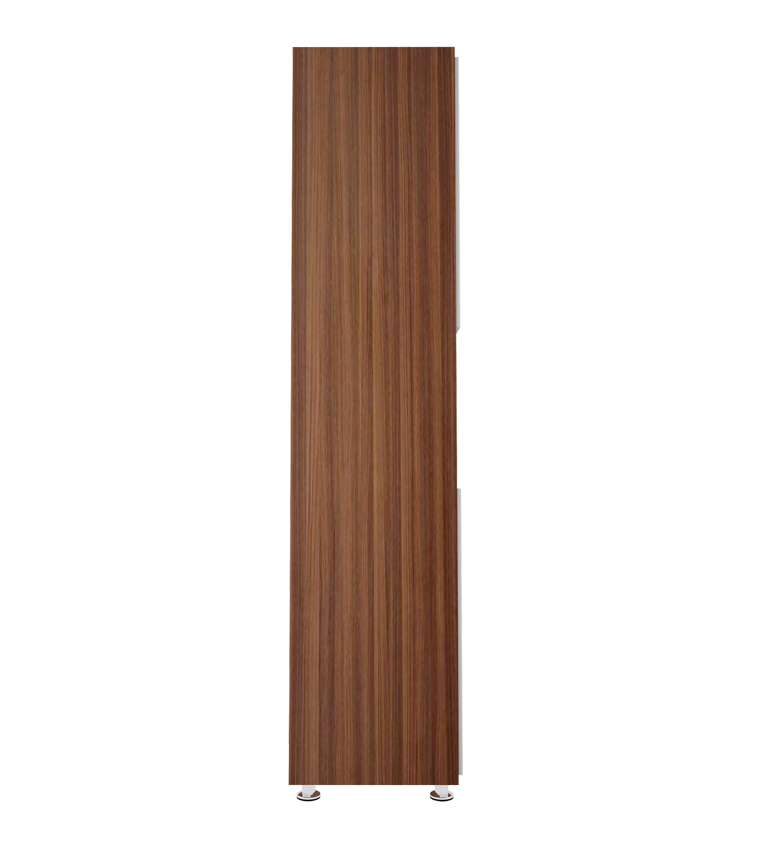 Mobley Display Bookcase | Walnut and Frosty White