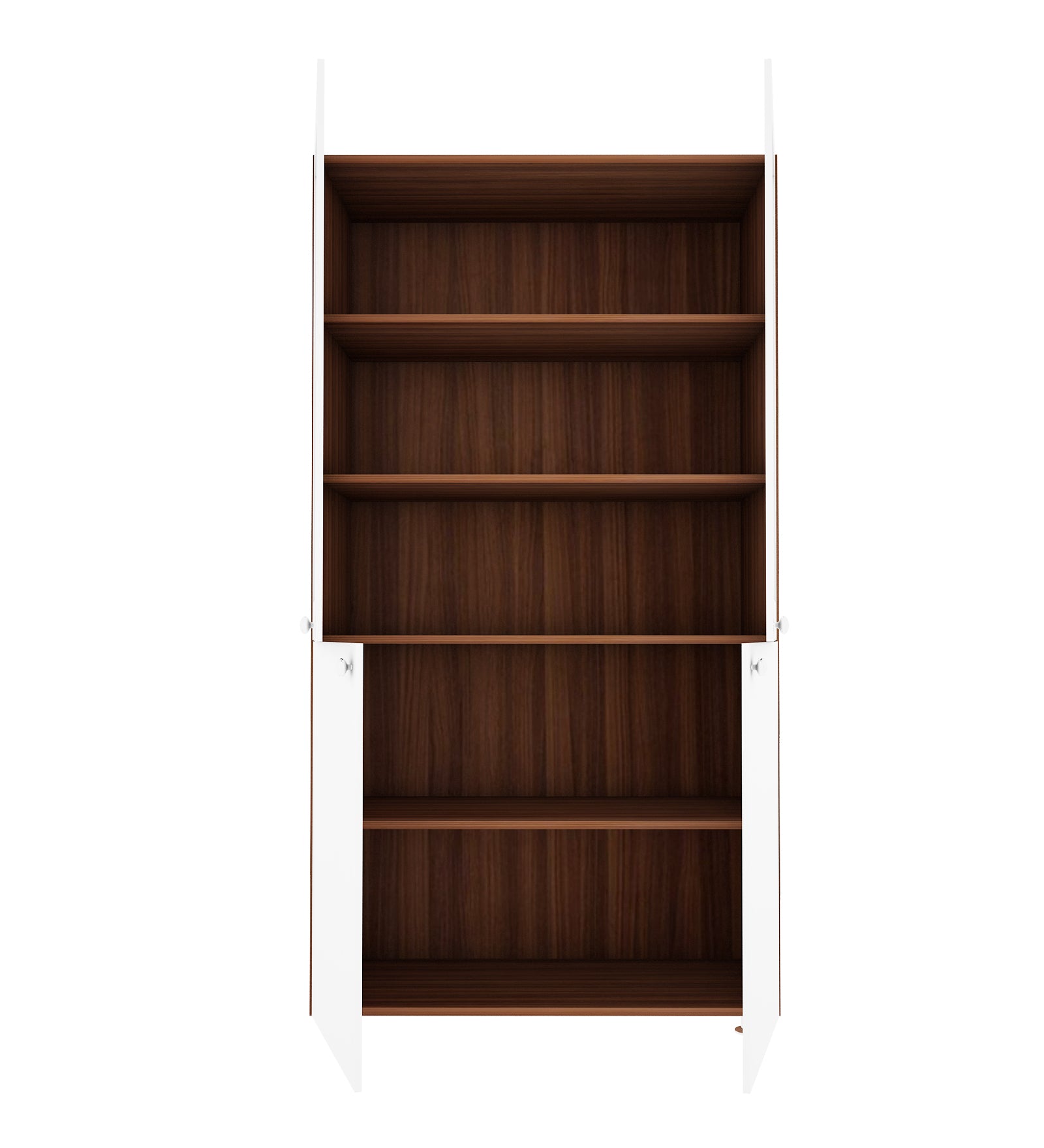 Armitage Bookcase | Walnut and Frosty White