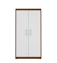 Load image into Gallery viewer, Polo Wardrobe - Walnut &amp; Frosty White
