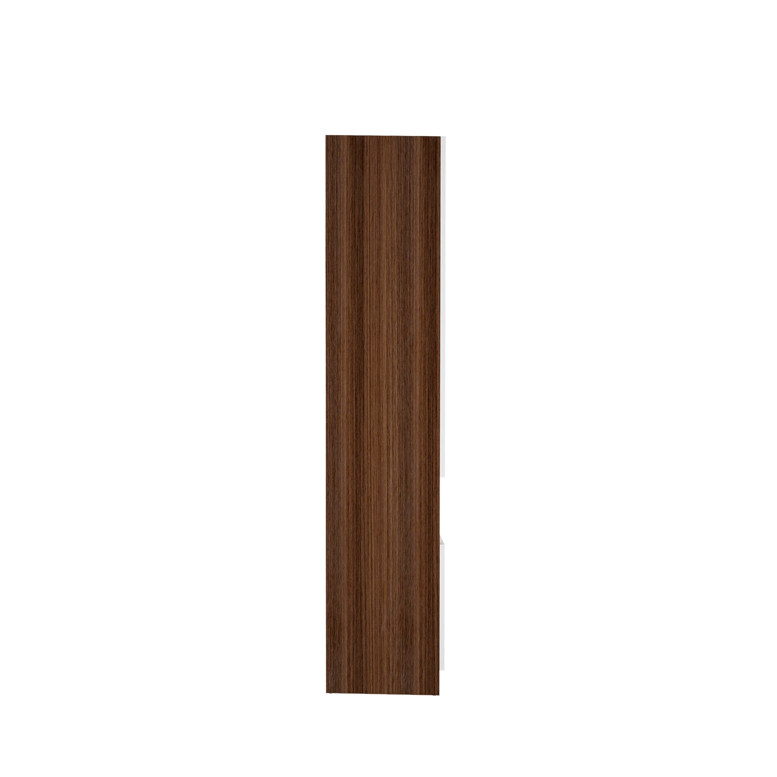 Fira TV Unit | 65 Inch TV | Walnut and Frosty White