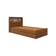 Zencozy Single Bed - Walnut & Frosty White