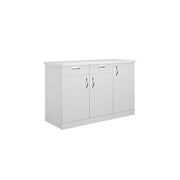 Oberon Side Crockery Unit | Frosty White