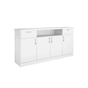 Magnus Side Crockery Unit | Large | Frosty White