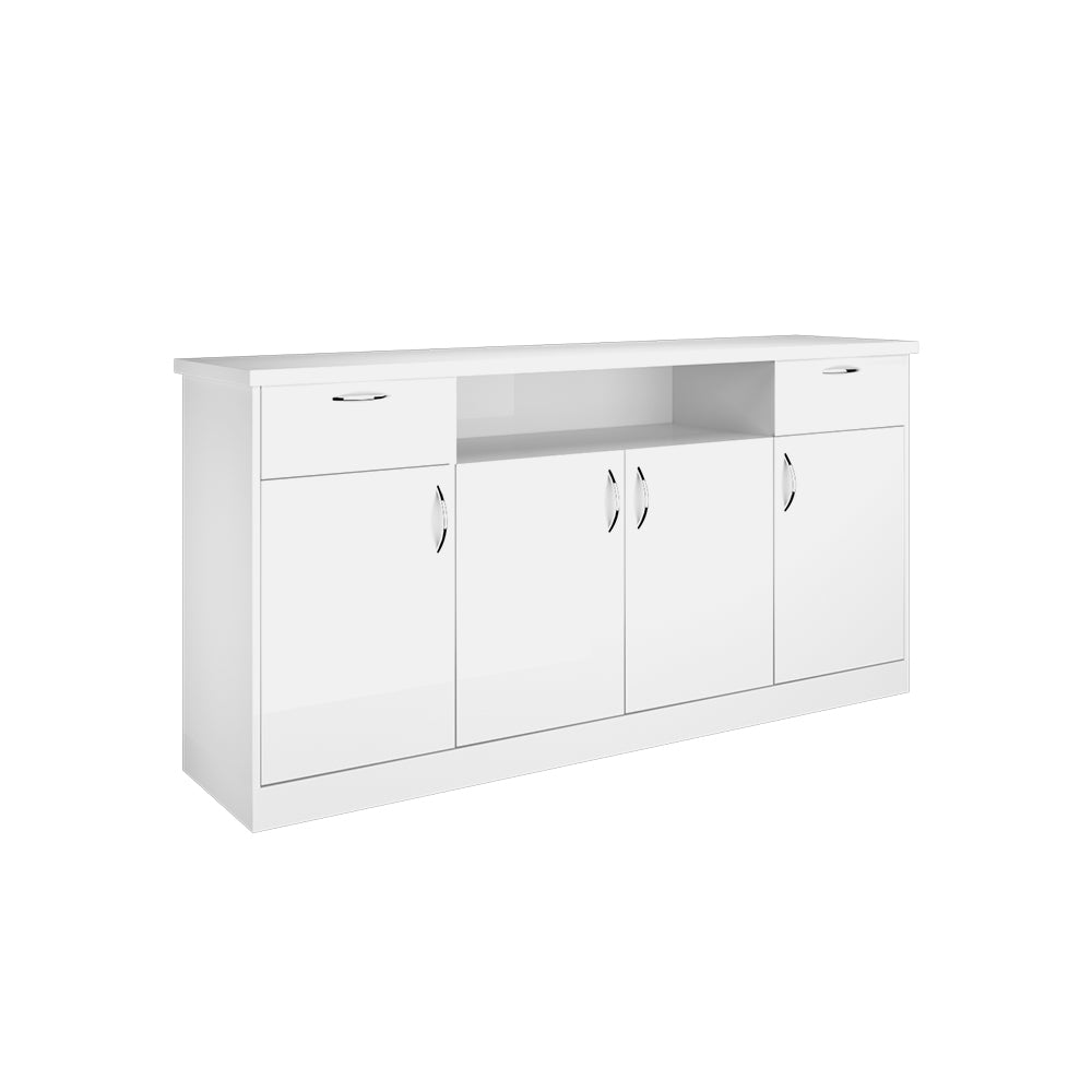 Magnus Side Crockery Unit | Large | Frosty White
