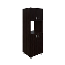 Load image into Gallery viewer, Microwave Tall Unit- Wenge

