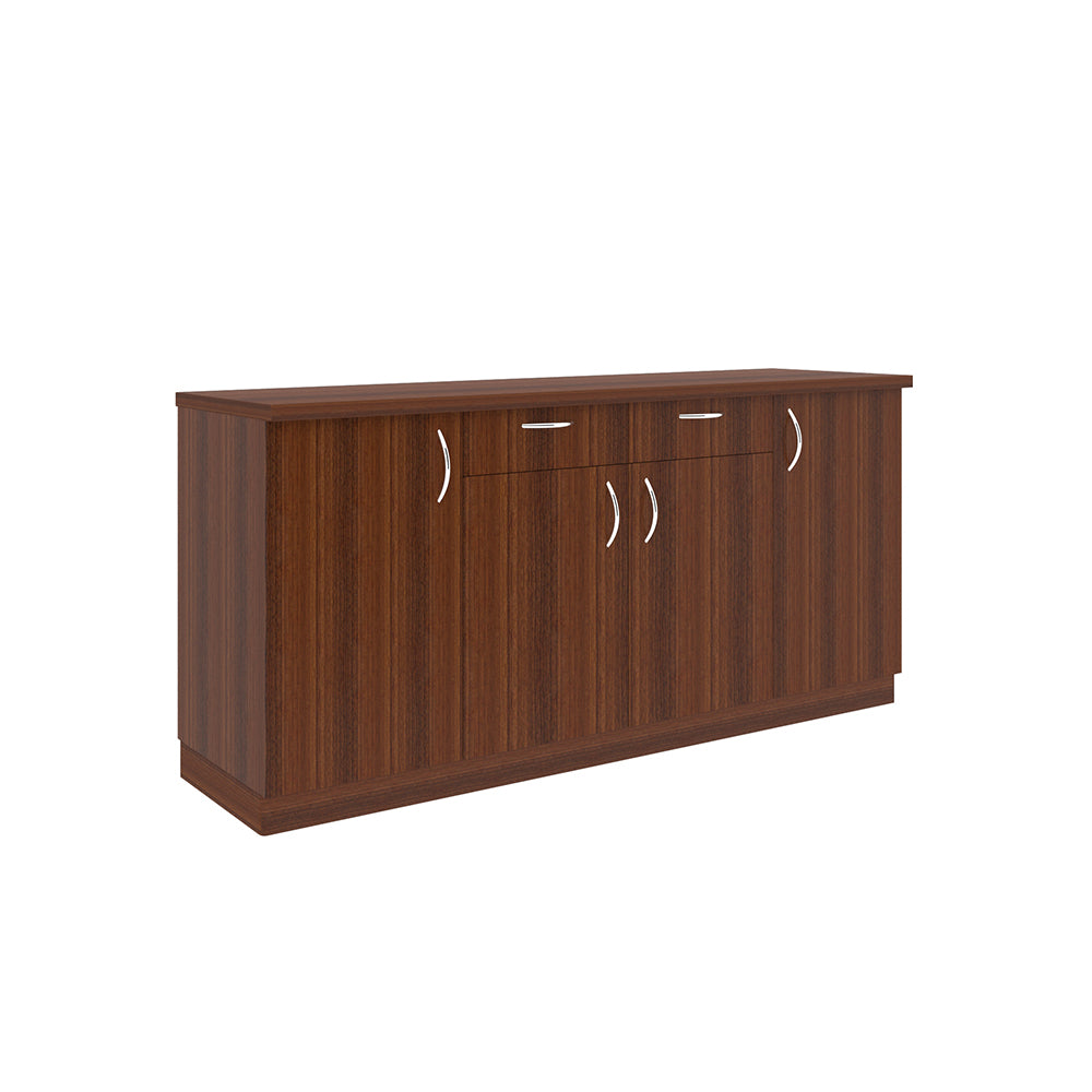 Oberon Side Crockery Unit | Large | Walnut