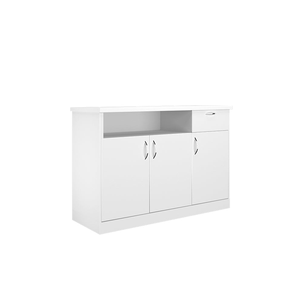 Magnus Side Crockery Unit | Frosty White