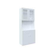 Modish Two Door Crockery Unit | Frosty White