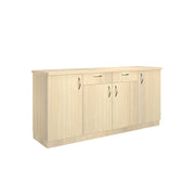 Oberon Side Crockery Unit | Large | Beige Teak