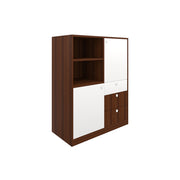 Grizwald Chest of drawers | Walnut and Frosty White