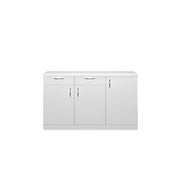 Oberon Side Crockery Unit | Frosty White
