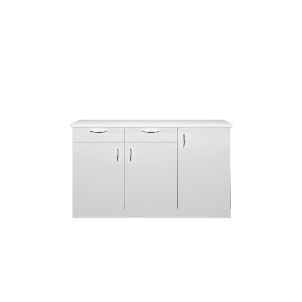 Oberon Side Crockery Unit | Frosty White