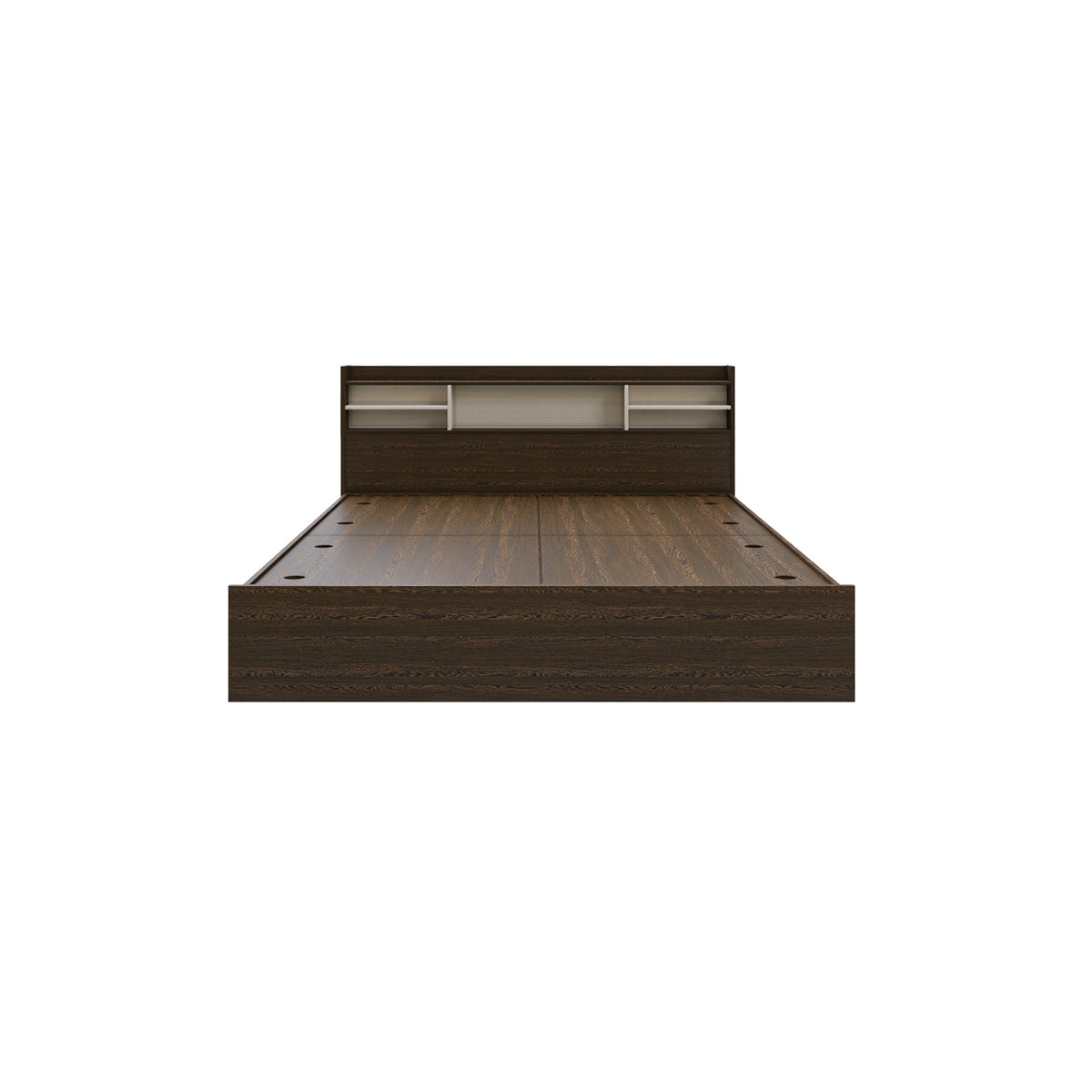 Zencozy King Bed - Wenge & Beige