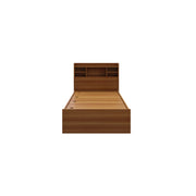 Zencozy Single Bed - Walnut