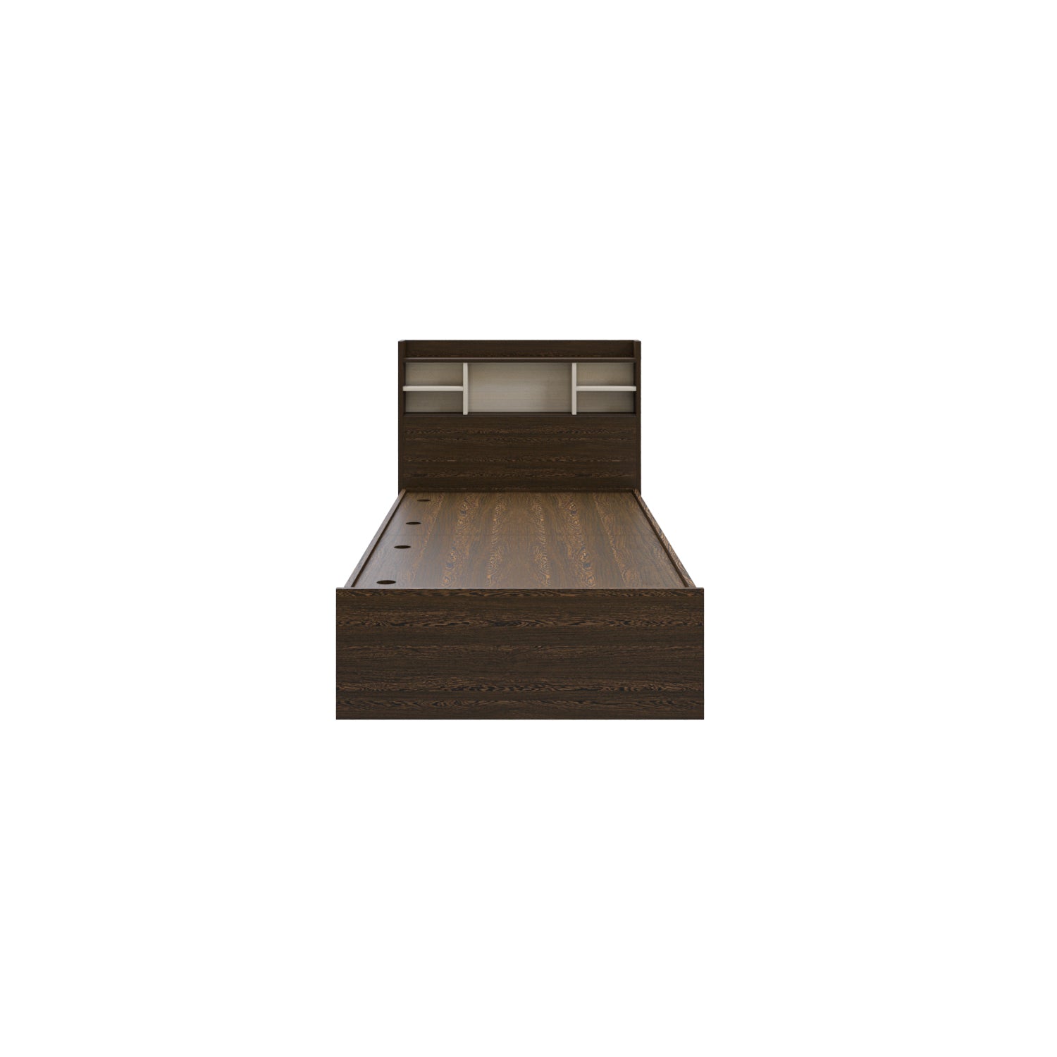 Zencozy Single Bed - Wenge & Beige