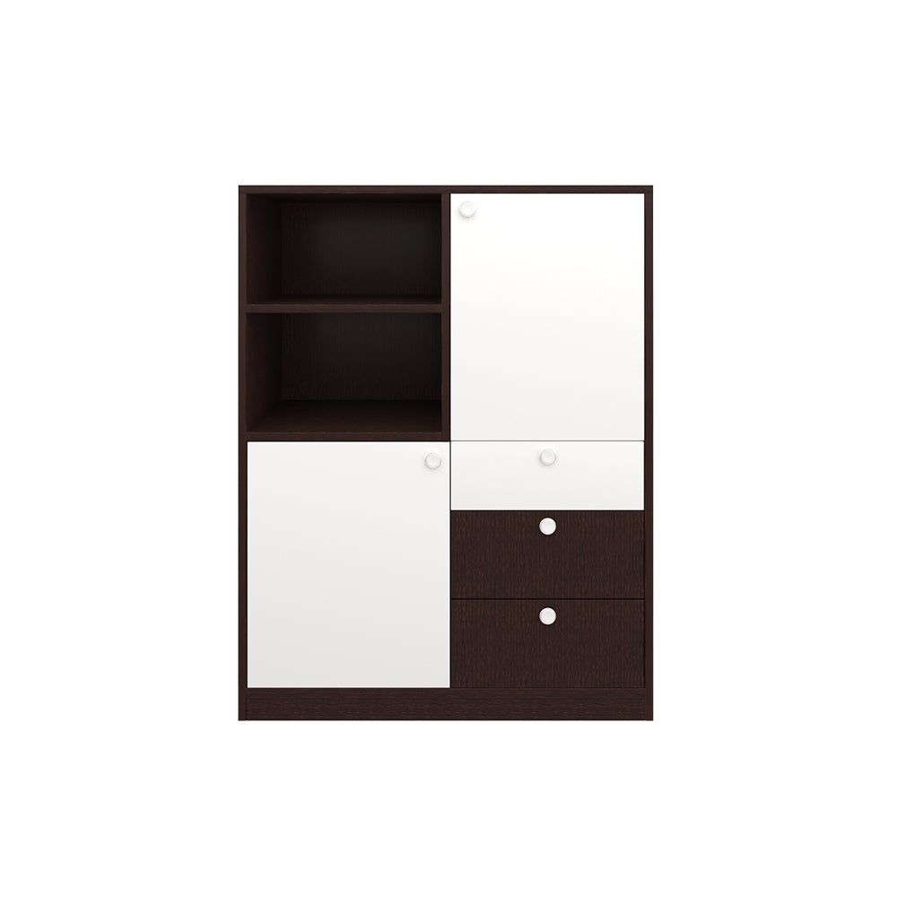 Tressia Chest of drawers | Wenge-Frosty White