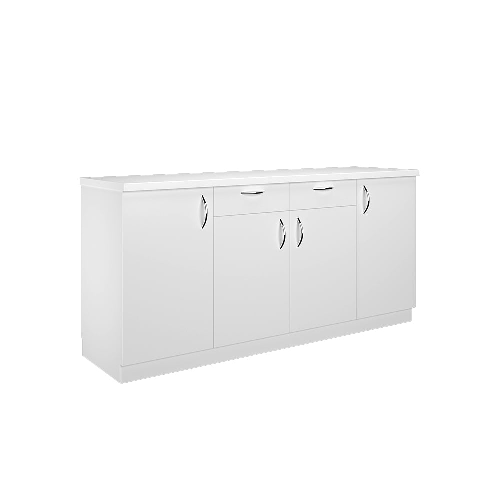 Oberon Side Crockery Unit | Large | Frosty White