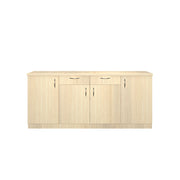 Oberon Side Crockery Unit | Large | Beige Teak