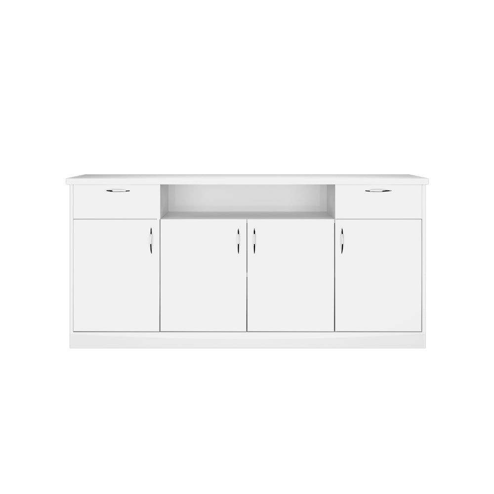 Magnus Side Crockery Unit | Large | Frosty White