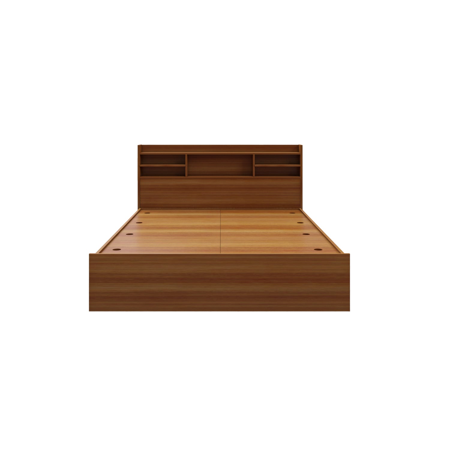 Zencozy Queen Bed - Walnut