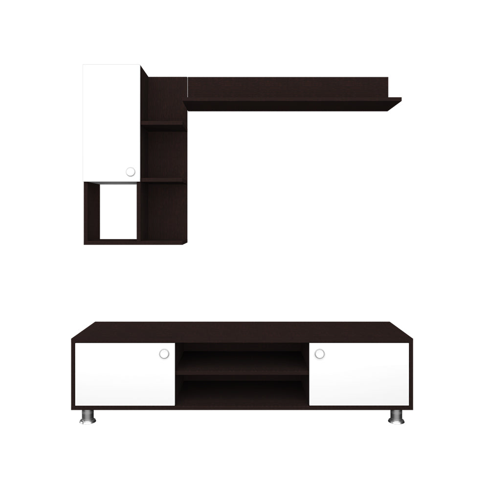 Cosmo TV Unit | 43 Inch TV | Wenge and Frosty White