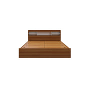 Zencozy King Bed - Walnut & White