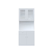 Modish Two Door Crockery Unit | Frosty White